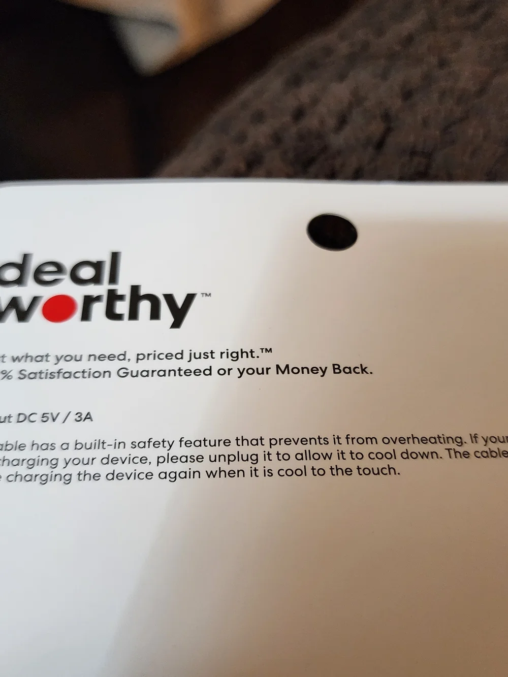 2 Deal Worthy USB-A to USB-C Charging Cable — Black (10 ft) BRAND NEW